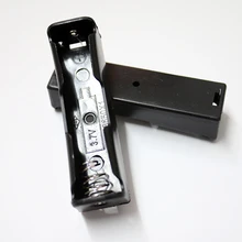 10 шт. Пластик Батарея чехол для хранения Box держатель для 1x18650 черный 3.7 В с Булавки