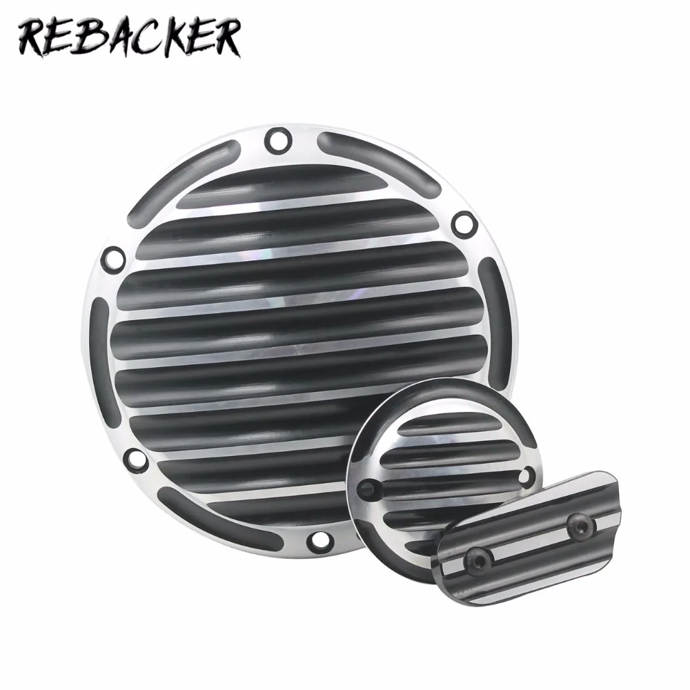 

Derby Cover Timing Timer Cover Motorcycle Inspection Cover Cap CNC Aluminum Black And White For Harley Sportster 883 1200 XL