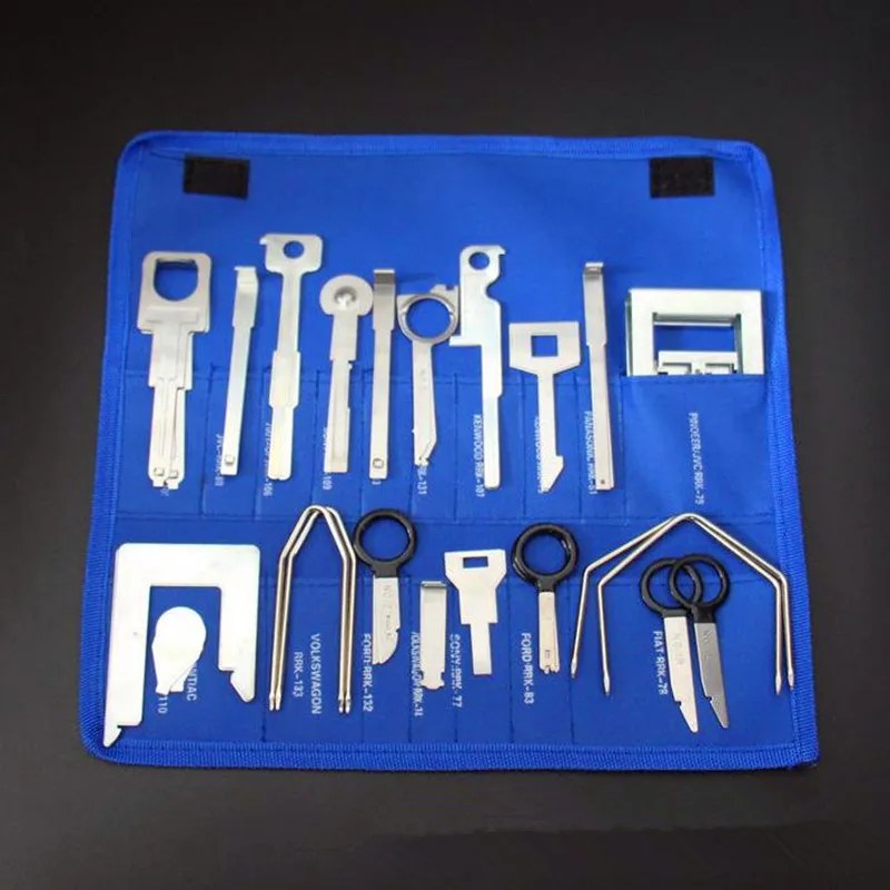 AZGIANT 38 Pieces Car Audio Stereo Tools Kit Detaching Devices Bag Tool
