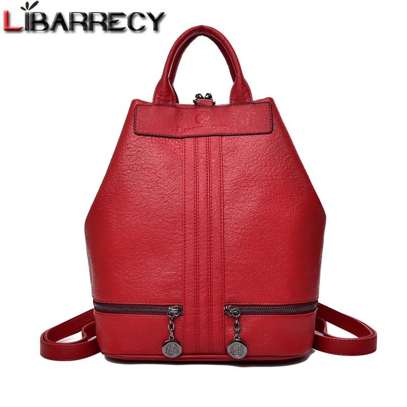Famous Brand Women's Backpack High Quality Brand Leather Shoulder Bags for Women 2018 Large Capacity School Bag for Girls New Famous Brand Women's Backpack High Quality Brand Leather Shoulder Bags for Women 2018 Large Capacity School Bag for Girls New