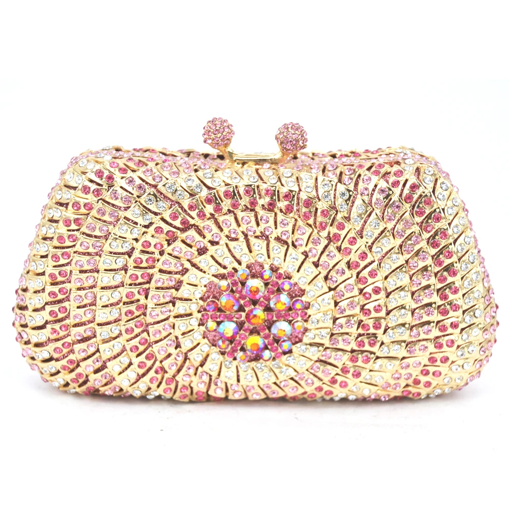 www.semashow.com : Buy Encrusted multi color Crystal Evening Bag new Clutch style Rhinestone ...