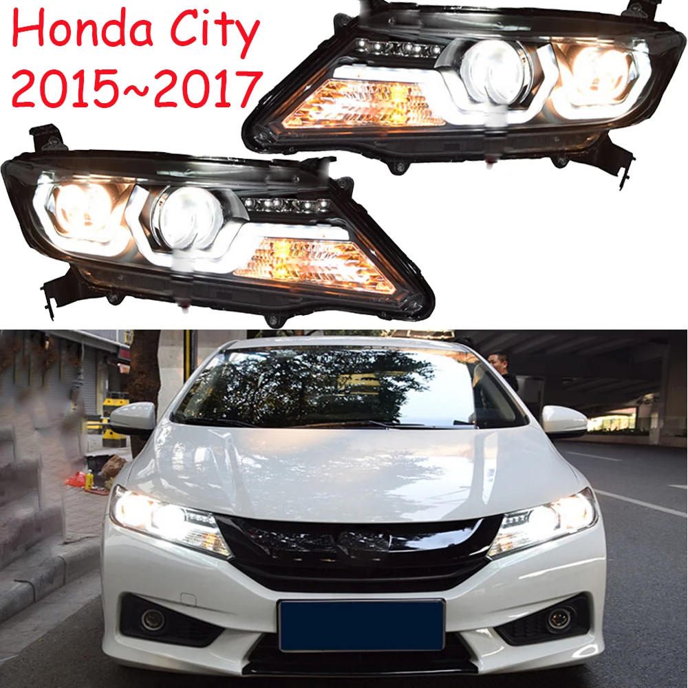 HID 2015~2017 Car Styling for Ctiy Headlight insight MDX Passport ridgeline pilot Delsol City head lamp | Автомобили и мотоциклы