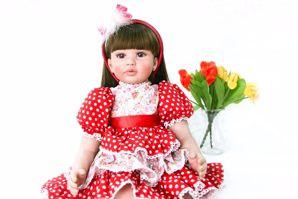 Silicone Reborn Baby Doll Toys 60cm Princess