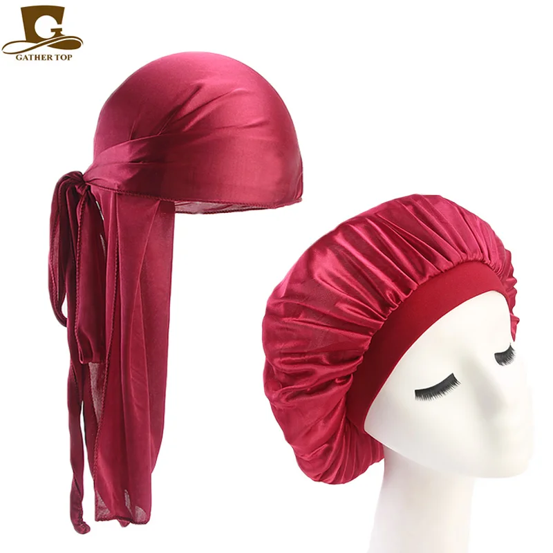 Durag-Turban en Satin pour Homme, Perruque, Enveloppe de Sauna, Motard,  7,5, Accessoires pour Cheveux, Bretelles à Longue Queue, Bandanas, 1 Pièce  - AliExpress