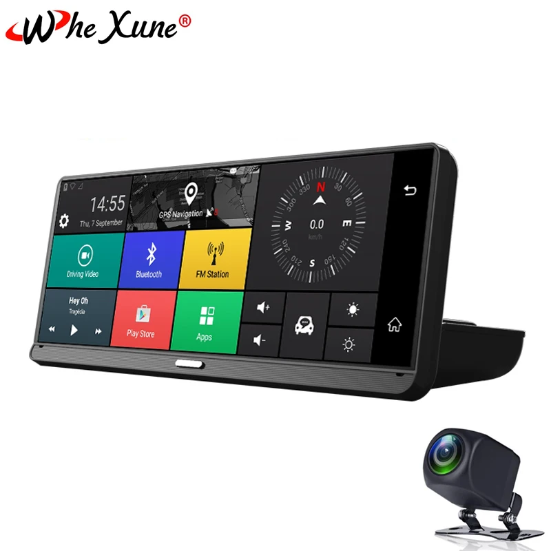 

WHEXUNE 3G/4G Network Car DVR Dash Camera Android GPS Navigation 7.84' Touch Screen Full HD 1080P With ADAS Night vision camera