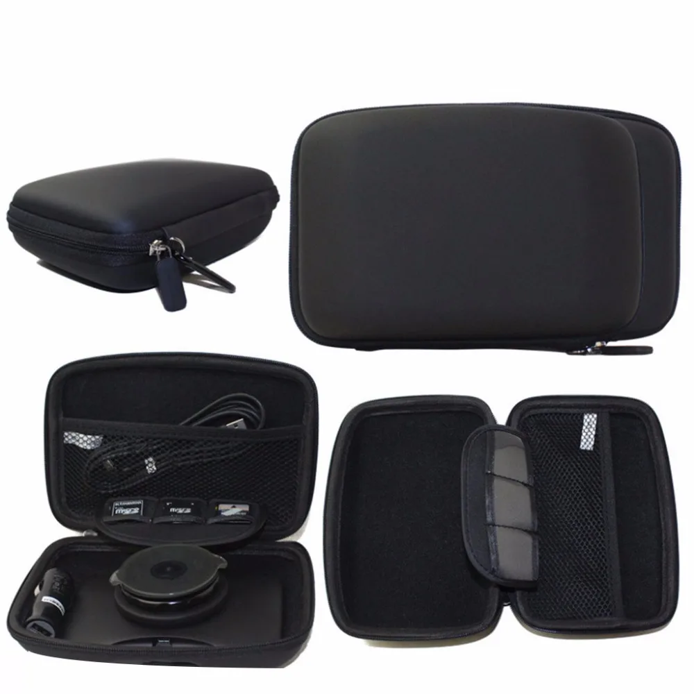  6 zoll PU Hard Shell Tragen Tasche Fall Abdeckung In Auto Sat Nav Halter Für GPS TomTom Start 60 Ga