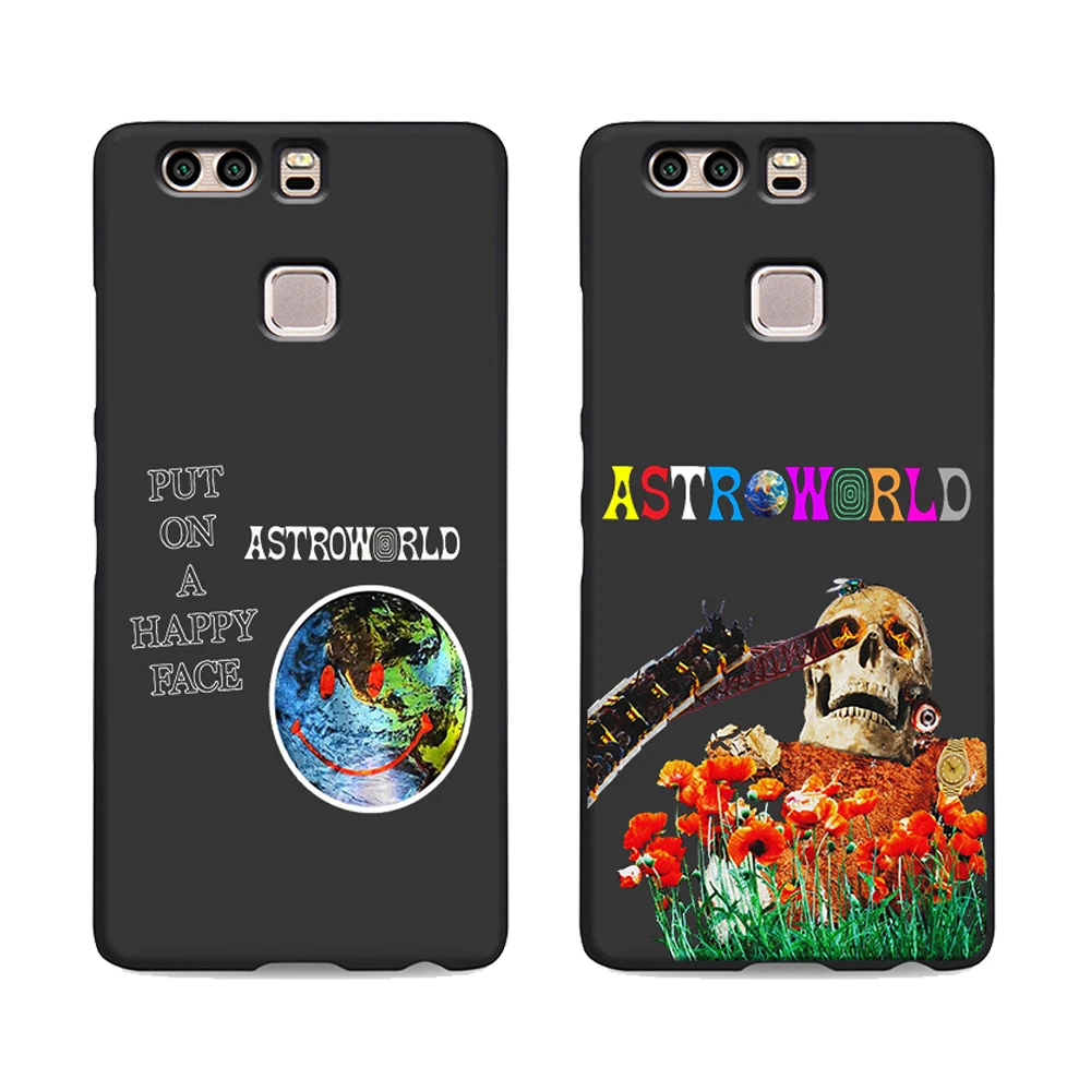 

travis scott phone cases astroworld sicko mode for huawei p8 p9 p10 lite p20 pro mate 10 lite soft Silicone black cover
