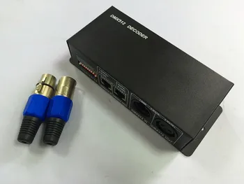 

3channel DMX512 constant voltage decoder&driver;DC12-24V input;4A*3CH output