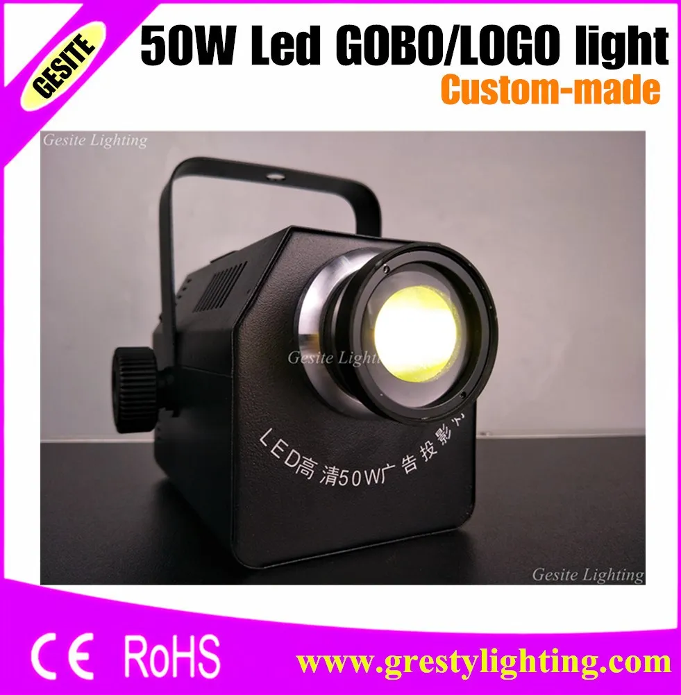 Изготовленный На Заказ проектор gobo 50W светильник Custom Made Logo Shop укажите знак