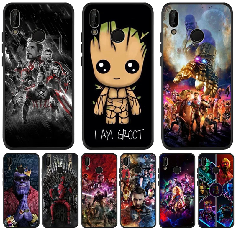 

2019 Marvel Avengers for Apple 5 SE 6 6S 6PLUS Mobile Shell Ultra-thin TPU 7 8 plus X XS XR XS MAX Marvel