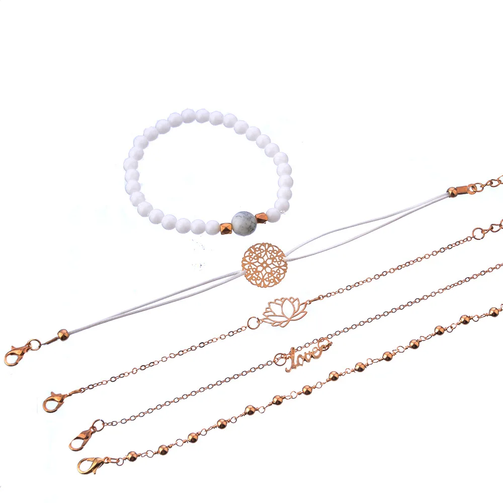 5-PCS-Set-Hollow-Pattern-Lotus-Flower-LOVE-Letters-Bead-Bracelets-Multilayer-Bracelet-for-Women-Fashion (1)