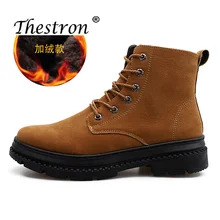 2019 Hot Sale Fashion Winter Male Cashmere Working Boots Inside Velvet Non Slip Rubber Sole Snow Boots Mens High Top Sneakers цена 2019 Hot Sale Fashion Winter Male Cashmere Working Boots Inside Velvet Non Slip Rubber Sole Snow Boots Mens High Top Sneakers цены онлайн