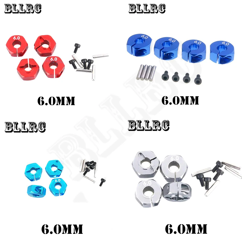 RC Car Universal Alloy Wheel Hexagon Adapter Adapter Thickness 6.0mm