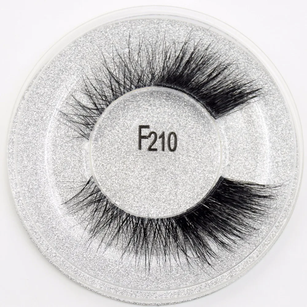 

Visofree eyelashes Cruelty Free Eyelashes 3D Mink eyeashes Intensive End Eyelashes cilios posticos Round box 1 pair/box F210