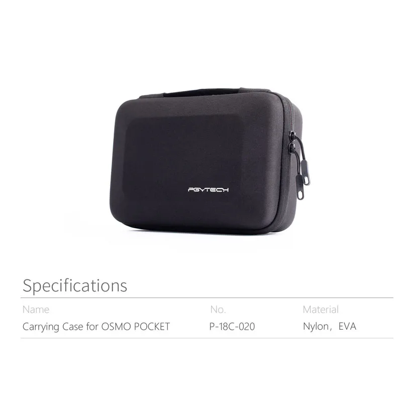 

PGYTECH Carrying Case Bag Portable Travel For DJI OSMO Pocket Gimbal Universal PGYTECH OSMO Pocke