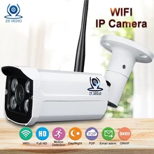 ZSVEDIO Wireless IP Camera Alarm System CCTV NVR IP Cameras 1080 IP Camera wi-fi Night Vision Device Monitor Waterproof Webcam