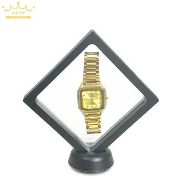 

PET Membrane Accessories Jewelry Watch Bracelet Earrings Box Bague Jewellery Presentation Stand Holder Rack 11x11cm