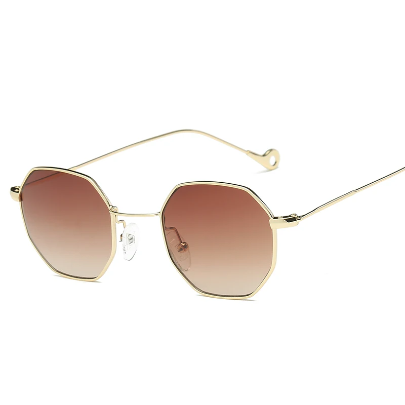 

Small Sunglasses Women Men Vintage Brand Designer Little Alloy Frame Goggles Gradient Lens Eyewear Accessories UV400