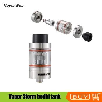 

Original Vapor Storm Bodhi tank Atomizer 22mm 2.5ML Capacity vape Tank Electronic Cigarette Atomizer for box mod vaporizer