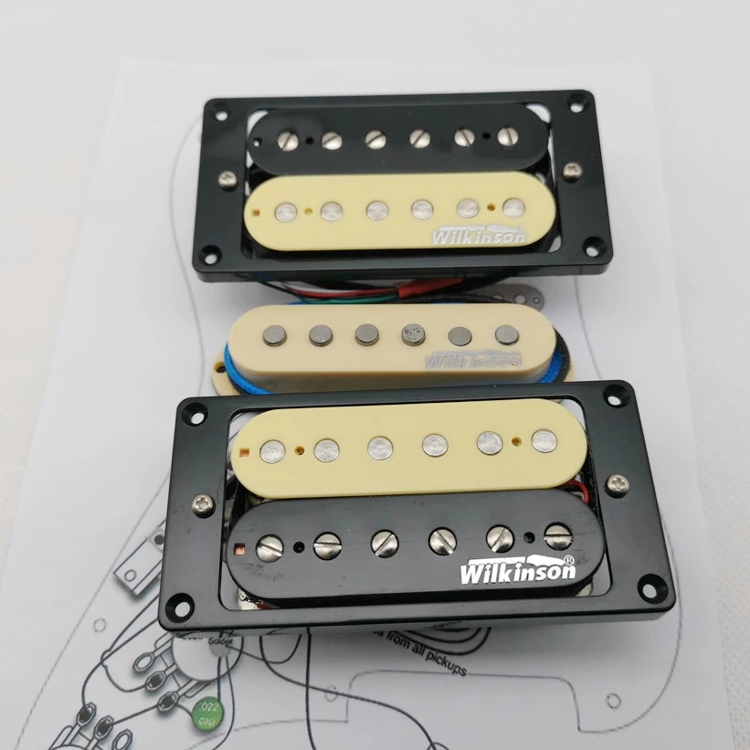 Wilkinson WVH Alnico5 звукосниматели SSH Humbucker Eleciric гитарные звукосниматели 1 комплект