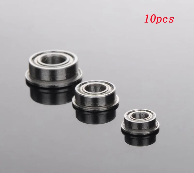 

10PCS/Lot DIY Model Accessories Flange Bearing Miniature Robot Shaft Bearings Multi-types Inner Diameter 3/4/5MM for RC Boat