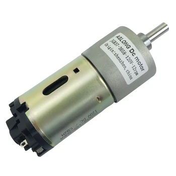 

JGB37-3658 DC Deceleration Motor 12V 24V 120V Low Speed Motor Miniature Motor 0.8RPM-1000RPM