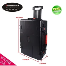 Tool case toolbox trolley Impact resistant sealed waterproof safety ABS case 570-393-201MM Spare parts kit camera case with foam