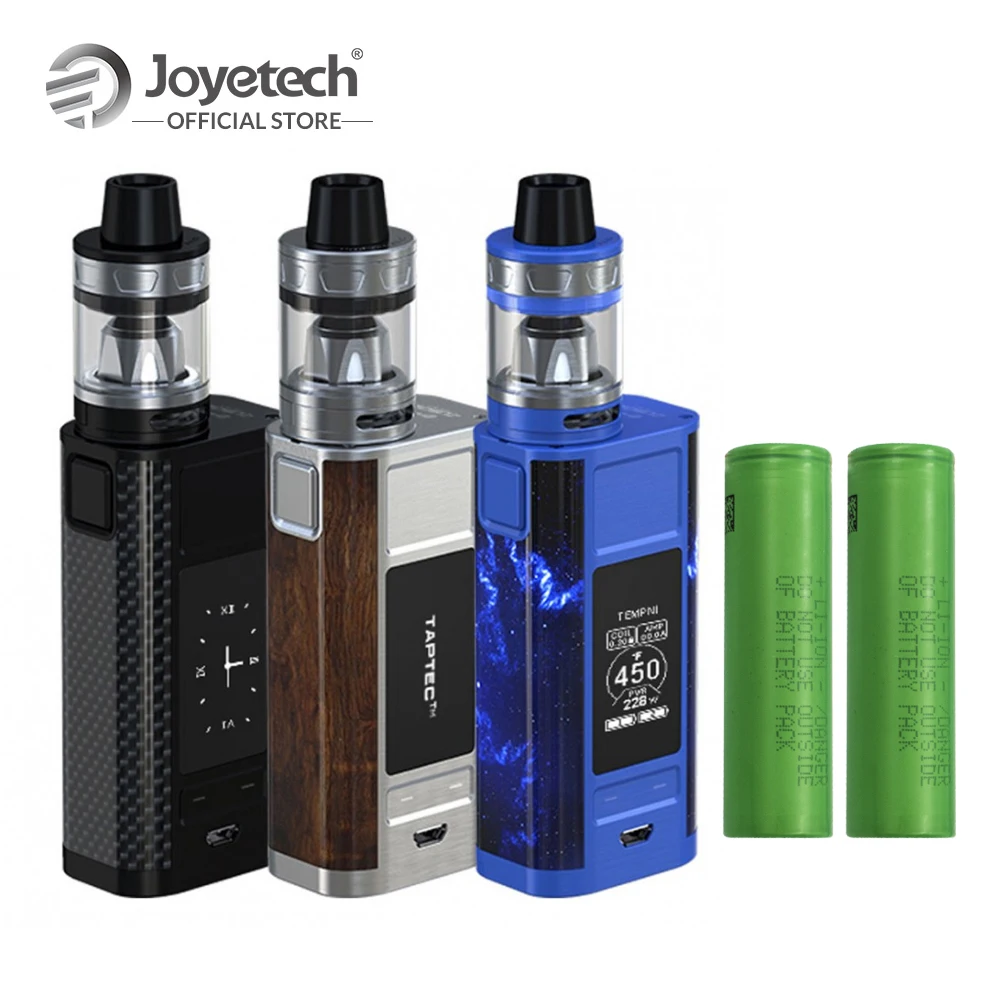 Original Joyetech CUBOID TAP Full Kit With 2PCS 18650 Battery 4ml ProCore Aries Atomizer ProC1/ProC4 Coil Electronic Cigarette