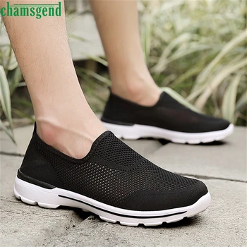 

CHAMSGEND Summer Shoes Hollow Lightweight Men Sneakers Casual Outdoor Sneakers Hot Sell Breathable Summer Training Jogging Shoes