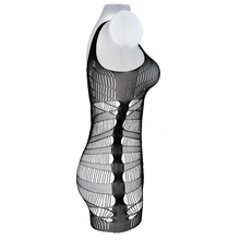 

Women's sexy lingerie black transparent vest dress women sexy costume sexy lingerie clothing product JJ-W02033