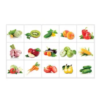 Fruit Kitchen Stickers Anti oil Paste Waterproof Removable Wall Stickers Decals Wallpaper Tile Home Decor