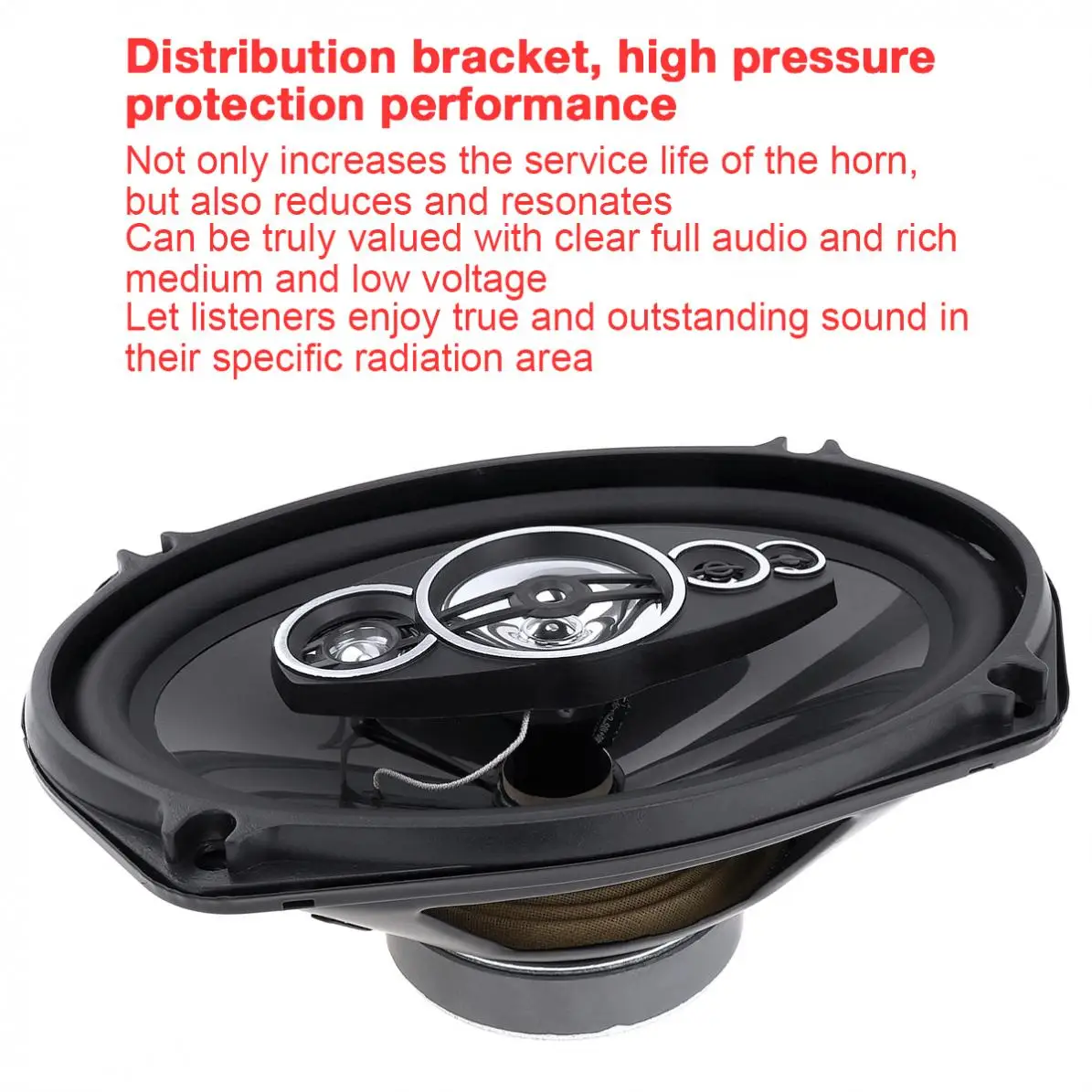 1Pair 6x9 Inch 360W 3 Way Car Coaxial Speaker Universal 12V Auto Audio Music Stereo Full Range Frequency Hifi Speakers