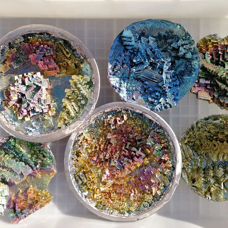 

Free Shipping Wholesale Natural Metal Crystals Bismuth Mineral LXM