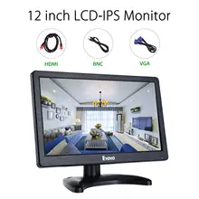 EYOYO H1116 1" ЖК монитор безопасности HD 1366x768 ips с HDMl BNC кабелем Аудио Видео дисплей для ПК камеры видеонаблюдения DVR дома/офиса
