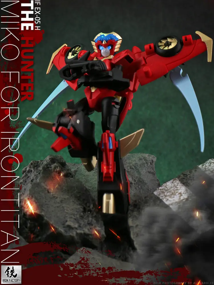 

IronFactory IF-EX05H Iron Giant's Maiden Windblade Hunter Redeco Version Transformation Action Figure