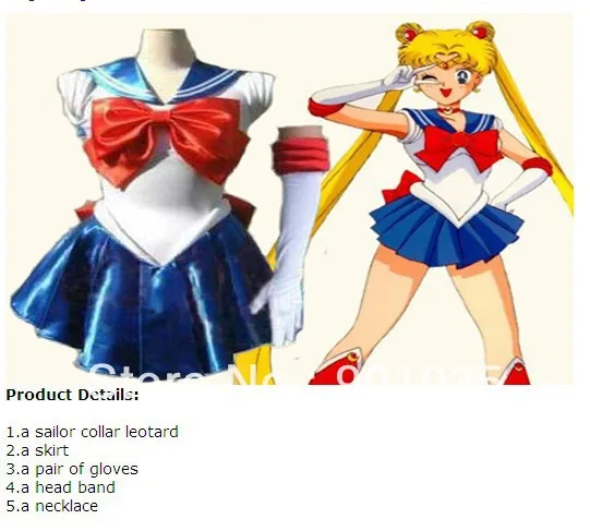 Adult Sailor Moon Mars Sailormoon Costume Cosplay Uniform Fancy Dress Gloves