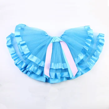 

Baby Birthday Ball Gown Pettiskrit Tutu Outfit Children Tulle Ruffled Casual Fluffy Tutu Skirts Girls Clothes Girls Clothing
