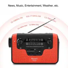 Vbestlife FM радио FM/AM/SW Солнечный Ручной радио TF Музыка Bluetooth Hands-free вызов Солнечный FM радио
