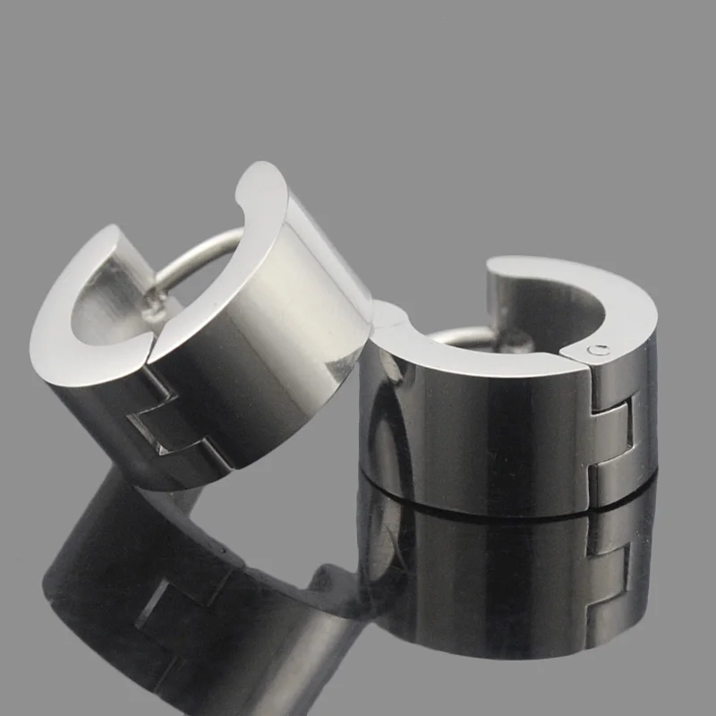 ATGO High Polished Fashion Women Earring Simple Style 316L Stainless