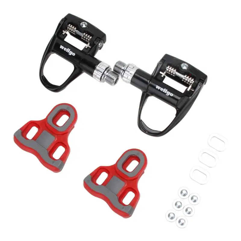 

2pcs WELLGO XRF5AC Bicycle Self-locking Ultralight Pedals Road Bike Cycling Bearing Pedals Cycling Accessories