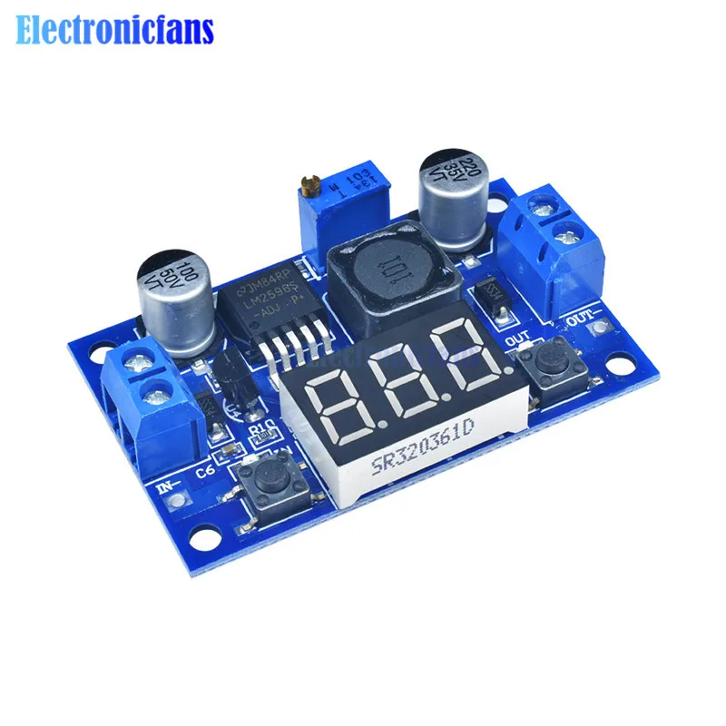 1 шт Высокое качество 3A Регулируемый DCDC LM2596 LM2596S вход 4 V-35 V Выход 1,23 V-30 В постоянного тока dc понижающий Питание Регулятор модуль