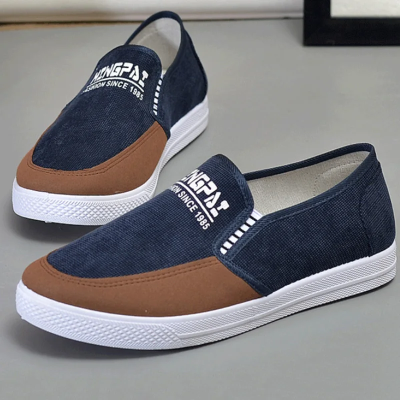 Men Casual Shoes 2019 Fashion Men Shoes Outdoor Boat Shoes Men Sneakers Men Loafers Denim Canvas Shoes Youth Walking Footwear