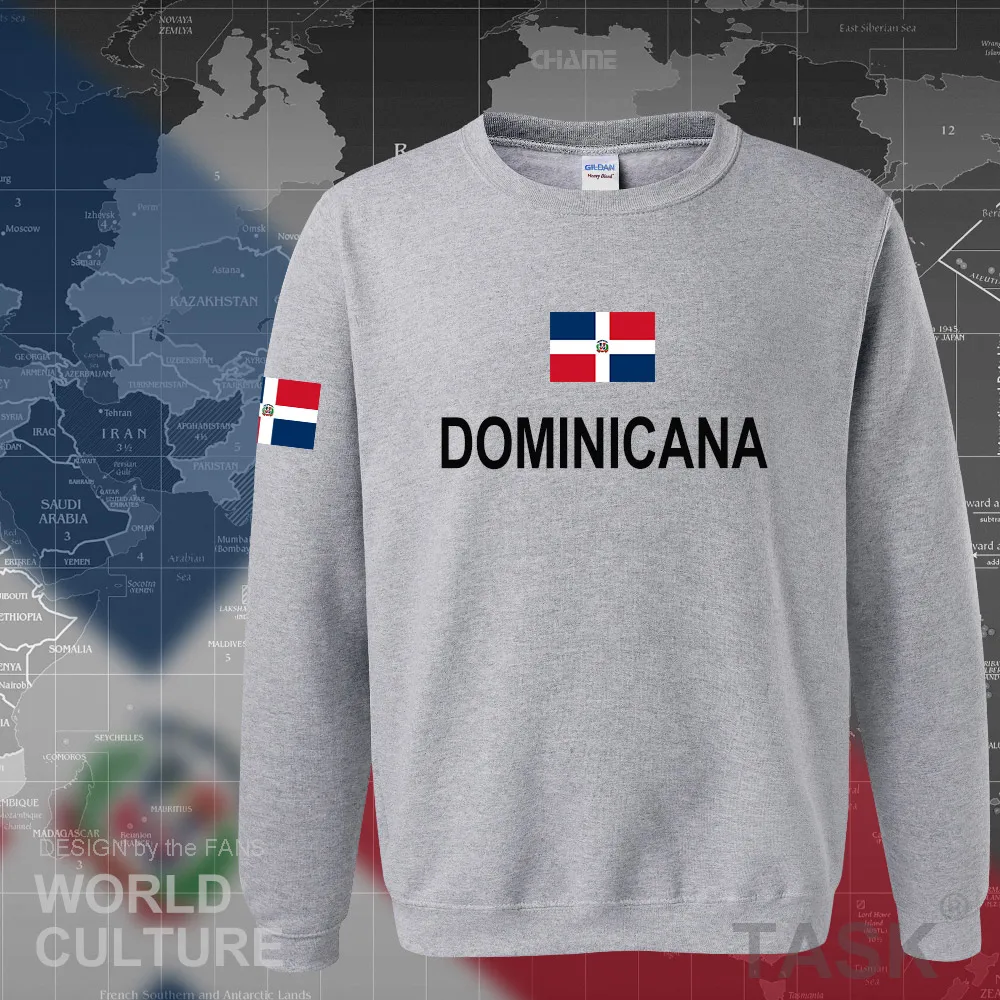 Dominicana DOM, мужская толстовка с капюшоном, новинка, уличная одежда, Национальный спортивный костюм, футболист, Спортивная