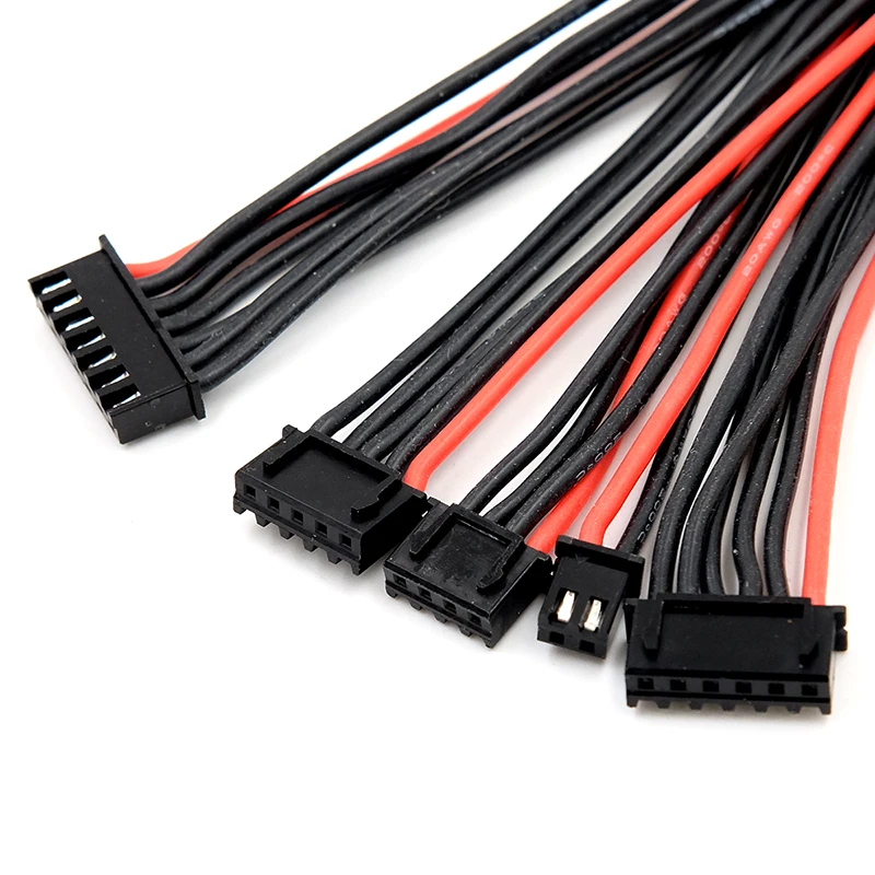 Зарядное устройство Black 1S/2S/3S/4S/6S/7S/8S Lipo Battery Balance Plug - 5 шт./лот | Игрушки и хобби