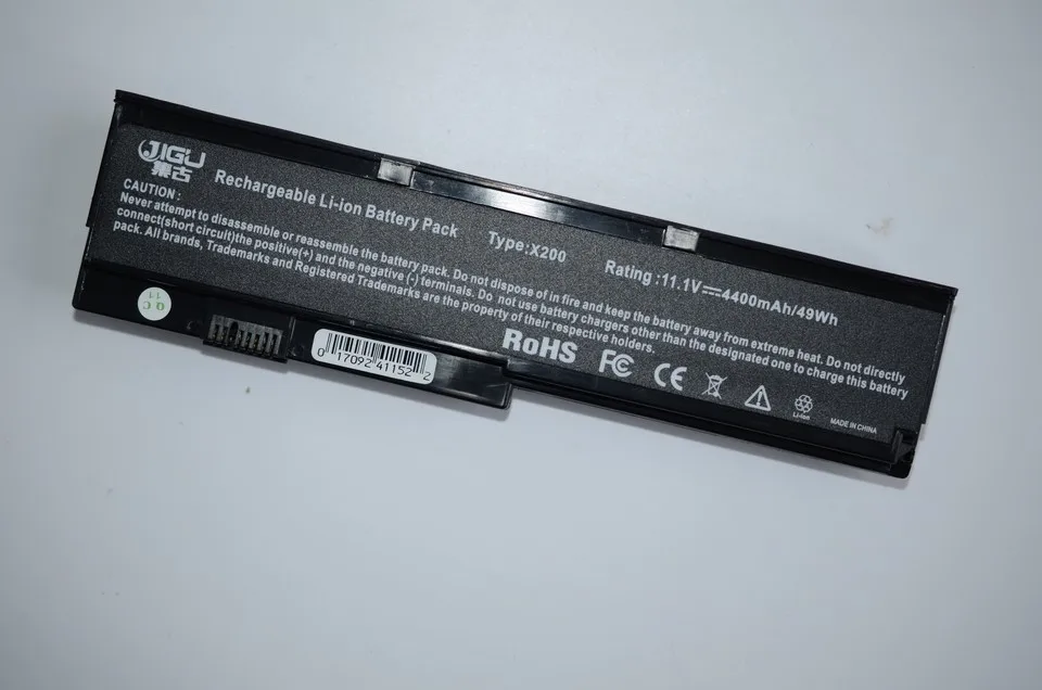 JIGU Аккумулятор для Lenovo ThinkPad X200 x200s X201 X201s 42t4834 42t4835 43r9254 ASM 42T4537 FRU 42T4536 42T4538