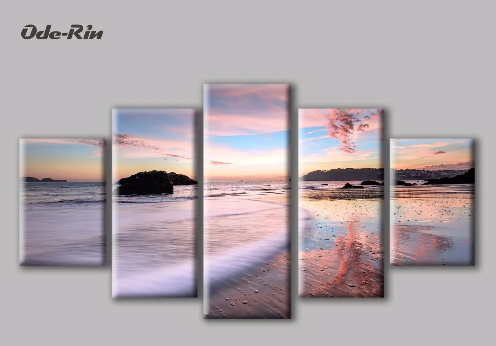 Ode Rin 5 piece canvas art no frame original oil painting on canvas