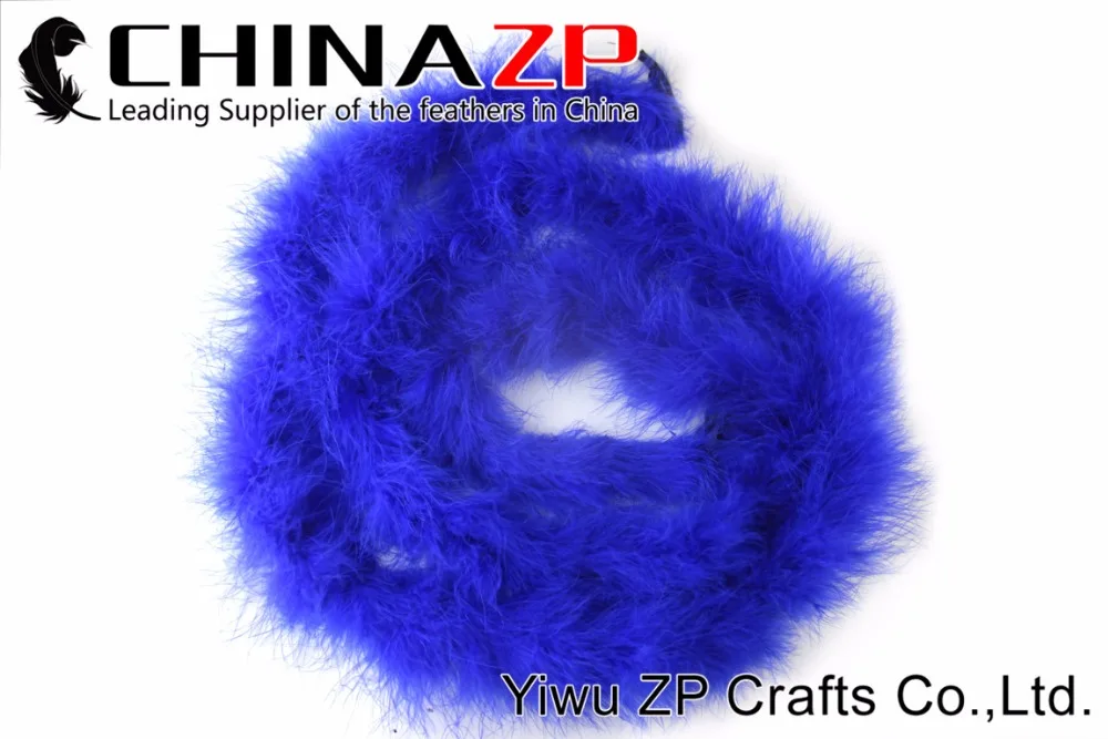 16 Royal Blue 20g Marabou Feather Boa (1)