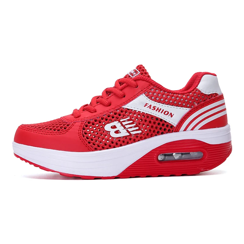 Лидер продаж; бренд tenis feminino; коллекция года; зимняя Женская теннисная обувь; спортивная обувь; женские белые кроссовки для фитнеса; спортивная обувь; Ультра-фитнес - Цвет: Красный