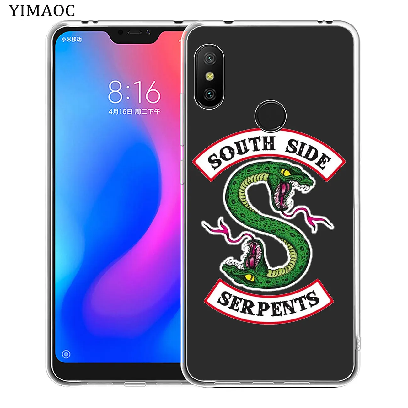 YIMAOC ривердейл "South Side serpents" мягкий чехол для Xiaomi mi Red mi 8A 7A 6A 5A 4X Note 8 7 6 Pro 5 Plus чехол