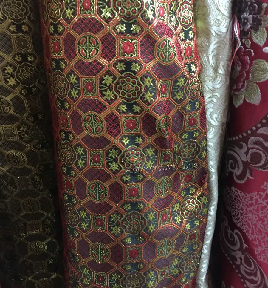 

150*50cm Chinese Floral Damask Brocade Bag Costume Vintage